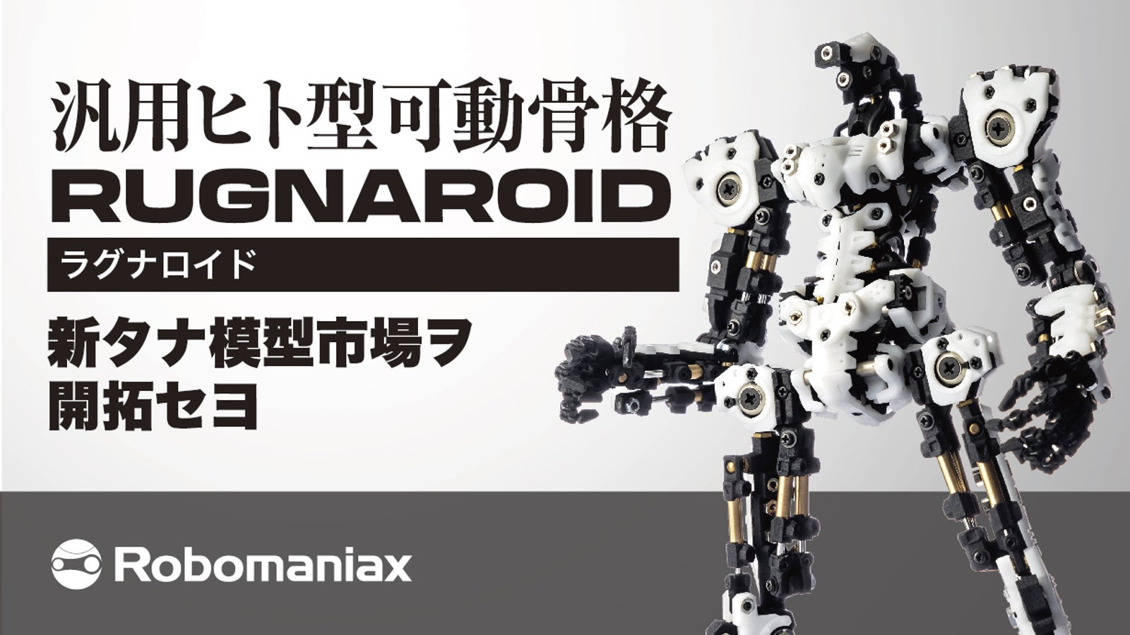 頑丈でメカニカルな骨格と3Dプリントされた多彩なシェルでオリジナルロボを模型化!