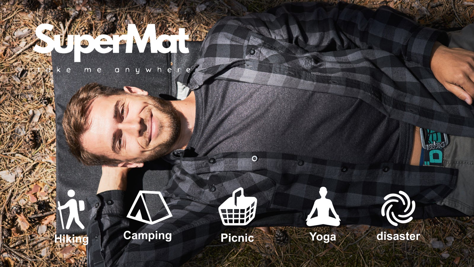 アウトドアにおさまらない災害時にも活躍!コンパクトに折りたためるスーパーマット